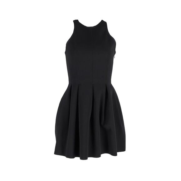 Alexander McQueen Halter Mini Dress in Black Polyester